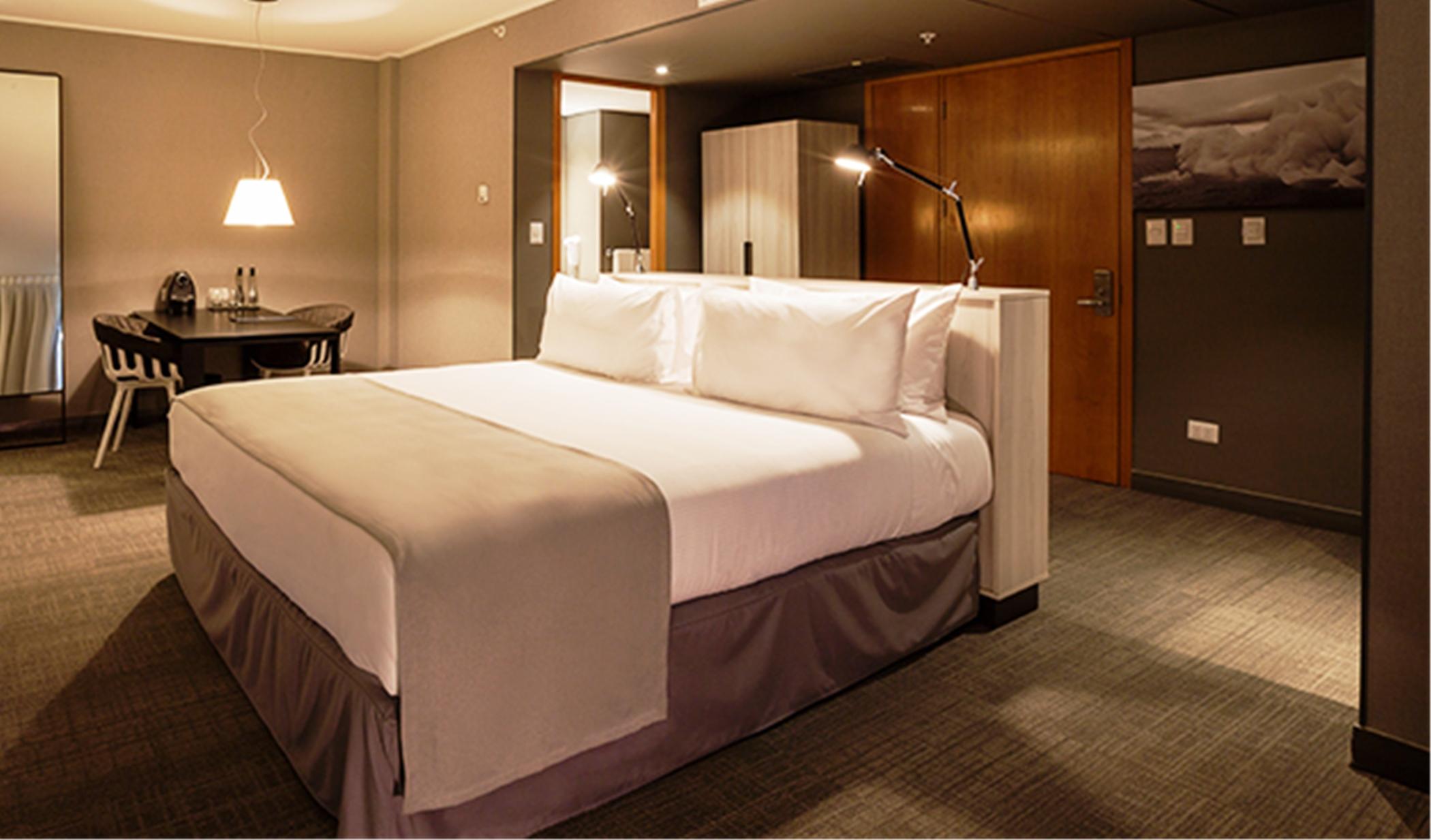 Solace Hotel Santiago de Chile Eksteriør billede A bedroom at the hotel