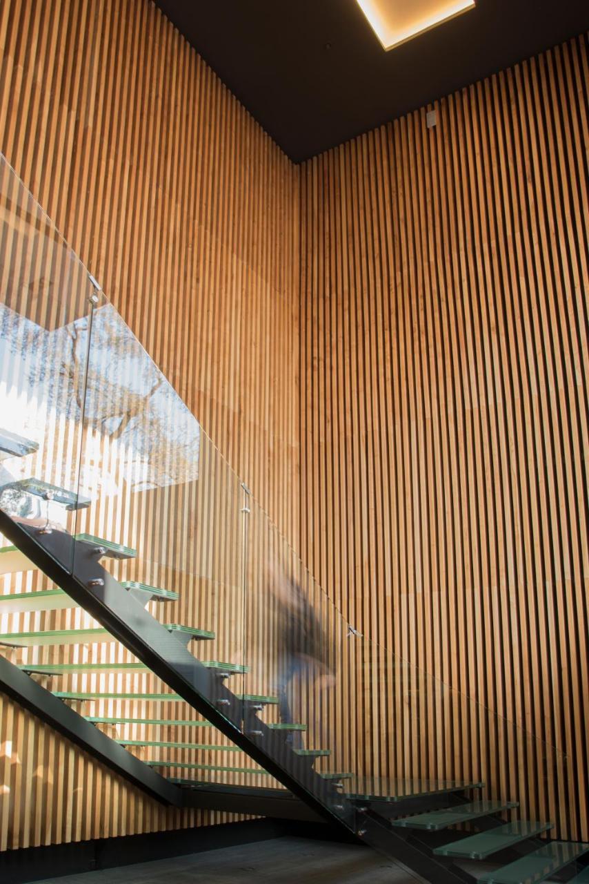 Solace Hotel Santiago de Chile Eksteriør billede Wood wall